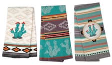 Image of Southwest Cactus Kitchen Towels, Set of 3 by Kay Dee Designs