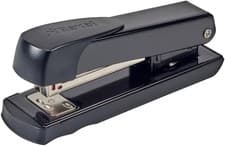 Image of Rexel Meteor Half Strip Stapler, 20 Sheet Capacity, Metal Body, Black, 2100019
