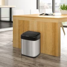 Image of Stainless Steel Automatic Sensor Dustbin Kitchen Waste Bin Rubbish Trashcan 20L