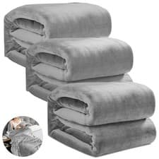 Image of Luxury Thick Mink Blanket Large Faux Fur Fleece Sofa Bed Throw Couch Warm Soft