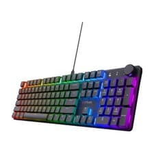 Image of Trust GXT 866 Torix keyboard USB QWERTY UK English Black