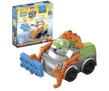 Image of Mega Bloks Paw Patrol The Movie Rocky's City Recycling truck Mattel Nickelodeon