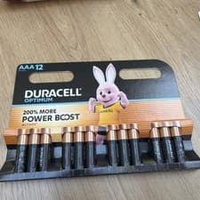 Image of Duracell Optimum AAA Batteries - Pack of 12