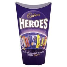 Image of Cadbury Heroes Chocolate Box, 323g (Pack of 6)