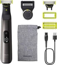 Image of Philips OneBlade Pro 360 Electric Beard Trimmer and Bodygroomer, Black QP6552/30