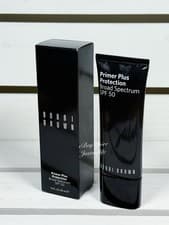 Image of Bobbi Brown Primer Plus Protection SPF 50, Full Size 1.4oz/40mL, NIB & Sealed