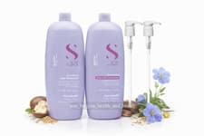 Image of Alfaparf Semi Di Lino Smooth Smoothing Shampoo and Conditioner 1000ml