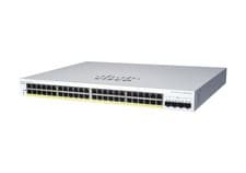 Image of Cisco Business CBS220-48P-4G Smart Switch | 48 Port GE | PoE | 4x1G SFP | 3-Year