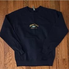 Image of Monte Carlo Navy Embroidered Sweatshirt Small