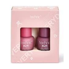 Image of Technic Matte Nail Varnish Polish Duo Gift Set Women Girls