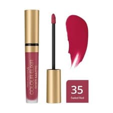 Image of 3 × Max Factor USA Colour Elixir Soft Matte Liquid Lipstick 4ml - 035 Faded Red