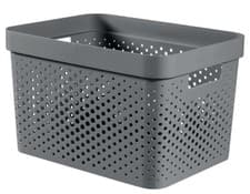 Image of Curver Recycled Infinity Dots Box Dark Grey 4.5L 11L 17L