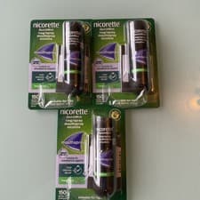 Image of Nicorette QuickMist 1mg Mouthspray Nicotine. 3x 150 sprays. 2027 exp. Freshmint.