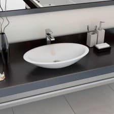 Image of Wash Basin 59.3x35.1x10.7 cm Mineral Cast/Marble Cast White vidaXL