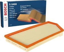 Image of Bosch F026400468 Air Filter Fits Mercedes-Benz C-Class E-Class G-Class S-Class