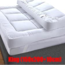 Image of Hotel Quality Mattress Topper 10cm Deep Thick Single Double King Super All Size