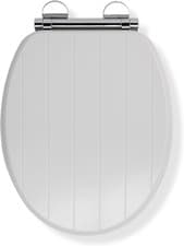Image of Croydex Portland Soft Close Toilet Seat Tongue & Groove Design - Soft Close and