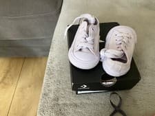 Image of Converse baby shoes canvas barely grape 761320C uk 2 BNIB