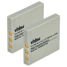 Image of 2x Battery for Pentax D-Li8 D-Li95 500mAh