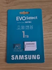 Image of GENUINE Samsung EVO microSDXC card + SD Adapter, 1 TB, UHS-I, 4K UHD, 160 MB/s