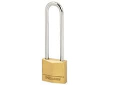 Image of Masterlock 150EURDLJ Solid Brass 50mm Padlock - 64mm Shackle