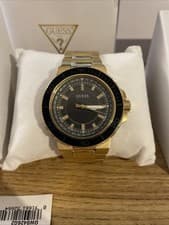Image of GUESS watch  Gold Plated Watch  New with Box and tags #goldwatch 