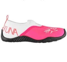 Image of Hot Tuna Children's Pull Tab Water Aqua Shoes Pink UK C10 (EU 28) DISCOLOURED