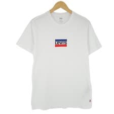 Image of Levi's Women's T-Shirt White Cotton Crew Neck Logo Basic Tee Size M