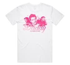 Image of Daddy Is A State Of Mind Pedro Pascal T-shirt Top Funny Gift Adult Unisex Meme