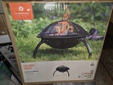Image of La Hacienda Explorer Fire Pit Brand New In Box Black Camping Outdoor Firepit