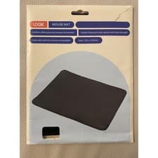 Image of LOGIK LMMAT25 Mouse Mat Standard Size - Black 1 DAY SHIP