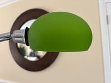 Image of Glass lamp shade for Dana light spare replacement multi arm floor lamp green.