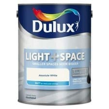 Image of DULUX LIGHT & SPACE MATT ABSOLUTE WHITE 5L