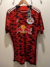 Image of ***BNWT*** New York Red Bulls Home Football Shirt Mens Large 2024/25 