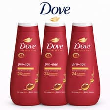Image of Dove Pro Age Body Wash 400ml Advanced Care Shower Gel Nourishing Skin Multipack