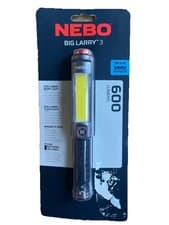 Image of NEBO Big Larry 3 COB LED 600 Lumens Magnetic Torch FlashLight LABEL DAMAGED