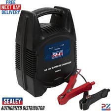Image of Sealey DSBC6 Battery Charger 12V 6Amp 230V Automatic Car/Bike/ Van 20-80Ah 88990