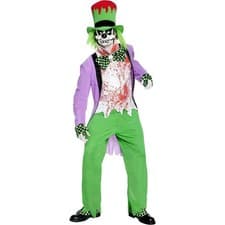 Image of Smiffys Bad Hatter Twisted Fairytale Men's Halloween Fancy Dress Costume