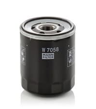 Image of MANN Filter W7058 Oil Filter Replacement Fits Citroën C4 X 1.2 Hybrid 136
