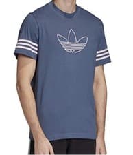 Image of Adidas Originals Outline Tee T-shirt Blue XL