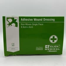 Image of Click Medical Click Medical Adhesive Wound Dressing 25 8.6X6CM General Purpose