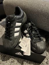 Image of Adidas Superstar MN Black & White Unisex Size 6 New Millennium Trainers