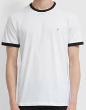 Image of Farah Groves Ringer T-Shirt Mens Size XS