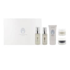 Image of Skin Care Gift Set Moisturiser Mist Cleansing Foam Balm Mask Omorovicza Set