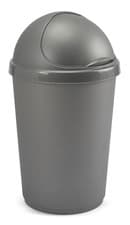 Image of New 50/30L Litre Plastic Bullet Bin Rubbish Waste Bins Kitchen Dustbin Flap Lid