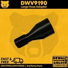 Image of DWV9190 | DWV9000 DeWalt AirLock Compatible 2 1/4" 57mm Large Hose Dust Adapter