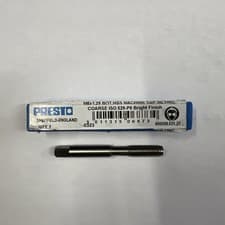 Image of Presto M8 x 1.25 BOT HSS Machine Tap Metric Coarse ISO 529-P0 Bright Finish