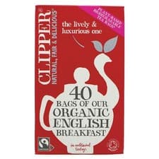 Image of Clipper | English Breakfast Tea Organic | 12 x 40 bags