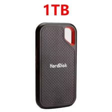 Image of Portable External Hard Drive - Black 2.5" for PC Laptop and Mac Portable HDD UK