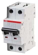 Image of Abb - S202-C10 - Circuit Breaker, Thermal Mag, 2 Pole,10a